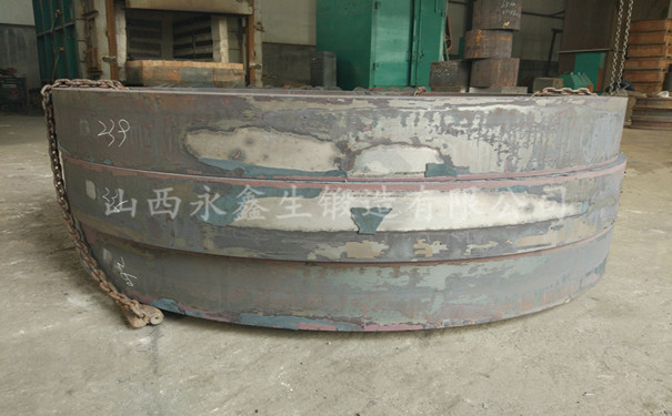 熱處理后的環形鍛件