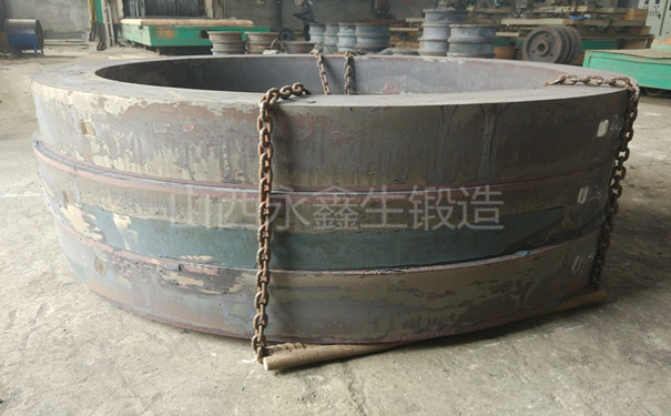 熱處理后的環形鍛件